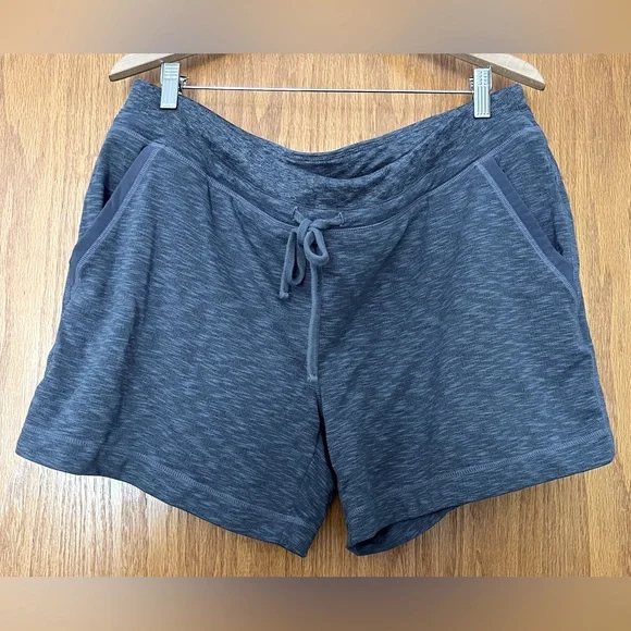 Athleta Downplay Sweat Shorts Gray Size Small XL - Picture 2 of 6